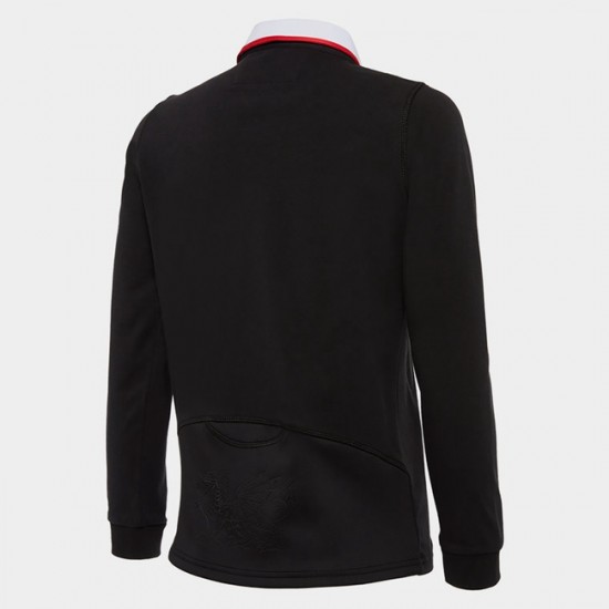 Camisola Galesa Rugby Classic Equipamento Segundo 2020-2021 Manga Comprida